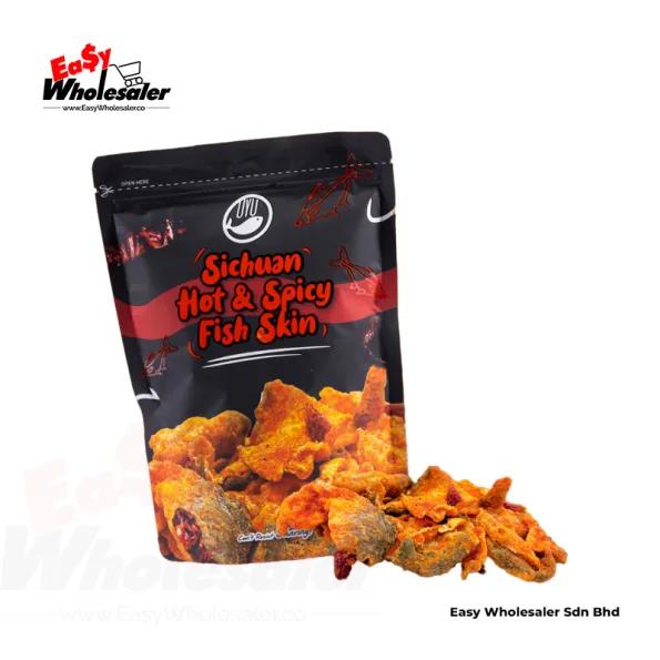 Oyufish Sichuan Hot & Spicy Fish Skin 70g 2