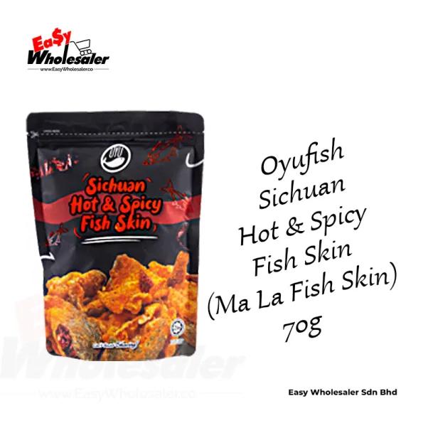 Oyufish Sichuan Hot and Spicy Fish Skin 70g