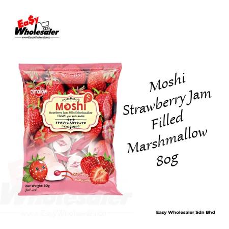 CVMallow Moshi Strawberry Jam Filled Marshmallow 80g