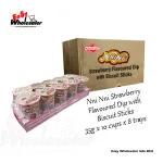 CVMallow NniNni Strawberry Flavoured Dip with Biscuit Sticks 35g