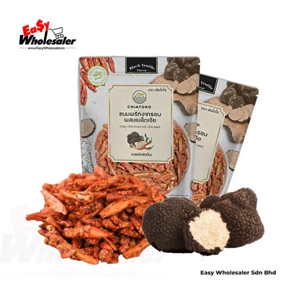 Chiatoro Crispy Chili Snack with Chia Seed Black Truffle 45g 2