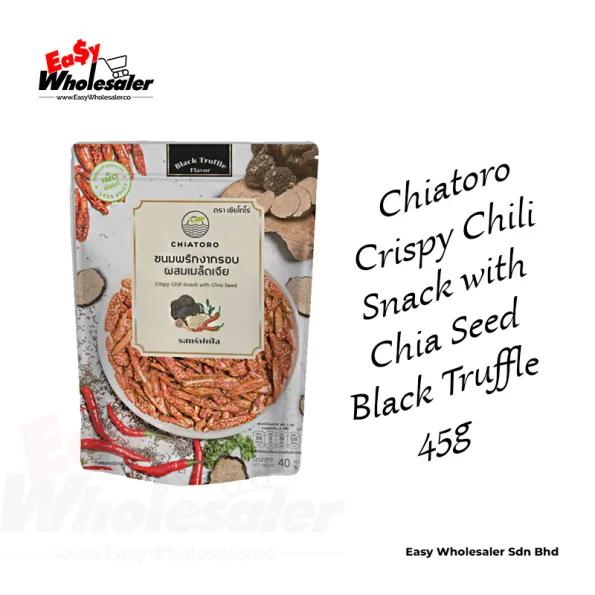 Chiatoro Crispy Chili Snack with Chia Seed Black Truffle 45g