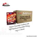 PMN Moore Chocolate Cookies with Soft Hazelnut Chocolate Filling 112g