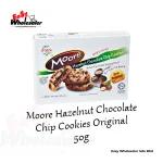 PMN Moore Hazelnut Chocolate Chip Cookies Original 50g