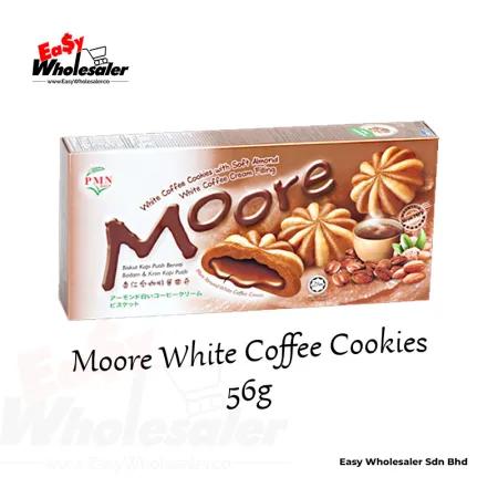 PMN Moore White Coffee Cookies 56g