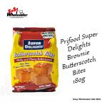 Prifood Super Delights Brownie Butterscotch Bites 180g