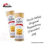 Uncle Saba's Original Poppadoms 50g (Canister)