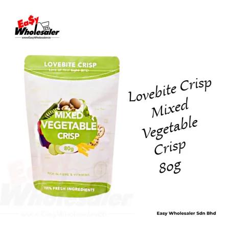 Lovebite Crisp Mixed Vegetable Crisp 80g