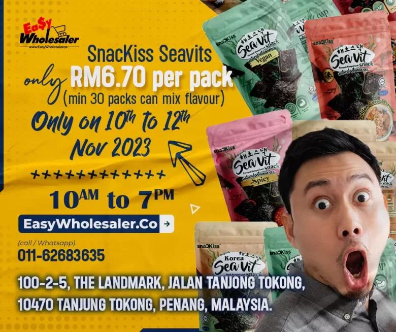 SnacKiss Seavits Sales & Voucher