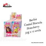 Barbie Coated Biscuits Strawberry 32g