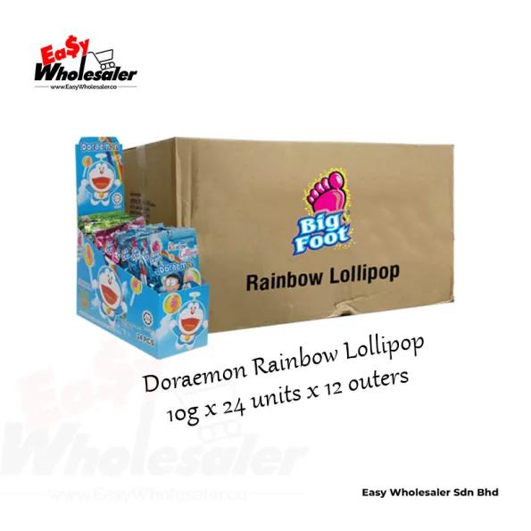 BigFoot Doraemon Rainbow Lollipop 10g 4