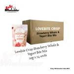 LoveBite Crisp 2 In 1 Freeze Dried Strawberry + Yogurt Cube 20g