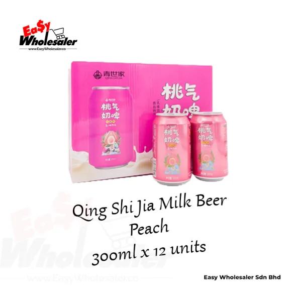 QSJ Milk Beer Peach 300ml 3