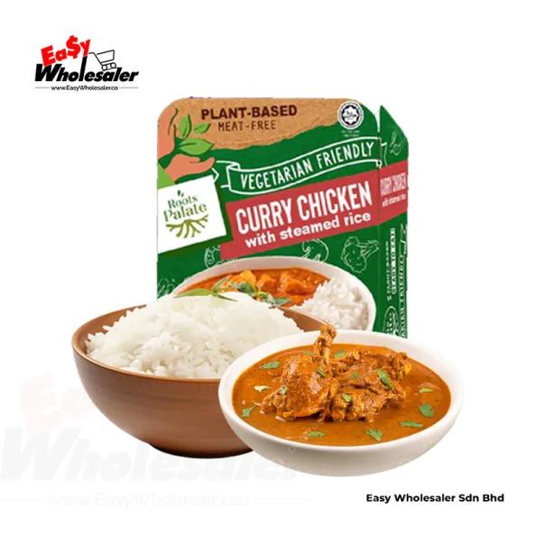 Roots Palate Curry Chicken With Steamed Rice 300g 2