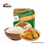 Roots Palate Vegetarian Kapitan Chicken With Steamed Rice 300g