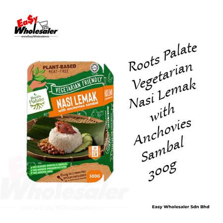 Roots Palate Vegetarian Nasi Lemak With Anchovies Sambal 300g