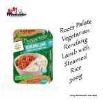 Roots Palate Vegetarian Rendang Lamb With Steamed Rice 300g