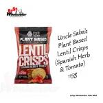 Uncle Saba’s Plant Based Lentil Crisps Spanish Herb and Tomato 115g