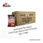 Uncle Saba’s Plant Based Lentil Crisps Spanish Herb and Tomato 115g