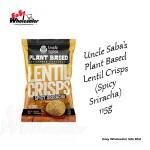 Uncle Saba's Plant Based Lentil Crisps Spicy Sriracha 115g