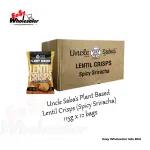 Uncle Saba’s Plant Based Lentil Crisps Spicy Sriracha 115g