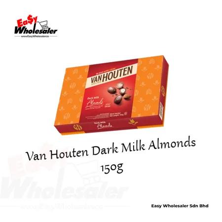 Van Houten Dark Milk Almonds 150g