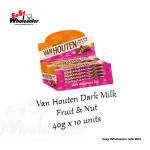 Van Houten Dark Milk Fruit and Nut Chocolate Bar 40g