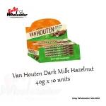 Van Houten Dark Milk Hazelnuts Chocolate Bar 40g