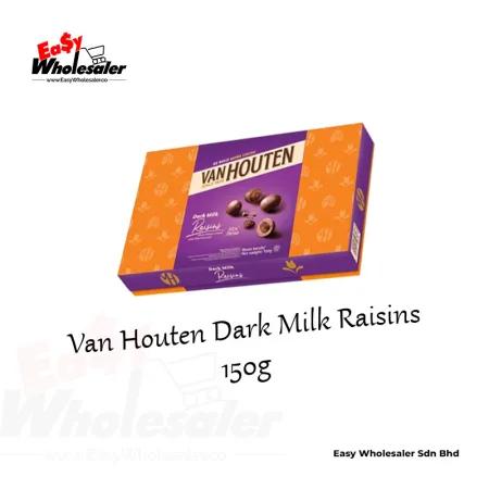 Van Houten Dark Milk Raisins 150g