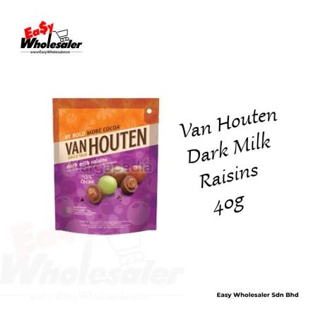 Van Houten Dark Milk Raisins 40g