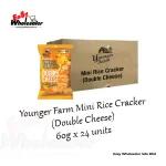 Younger Farm Mini Rice Cracker Double Cheese 60g