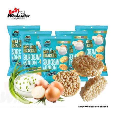 Younger Farm Mini Rice Cracker Sour Cream 60g 2