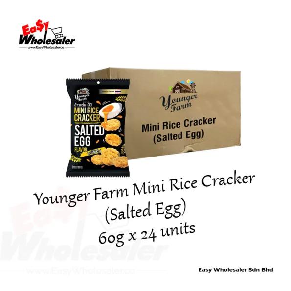 Younger Farm Rice Mini Cracker Salted Egg 60g 3