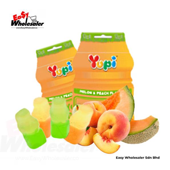 Yupi Yogurt Gummy Melon & Peach 35g 2