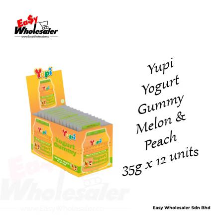 Yupi Yogurt Gummy Melon & Peach 35g 3