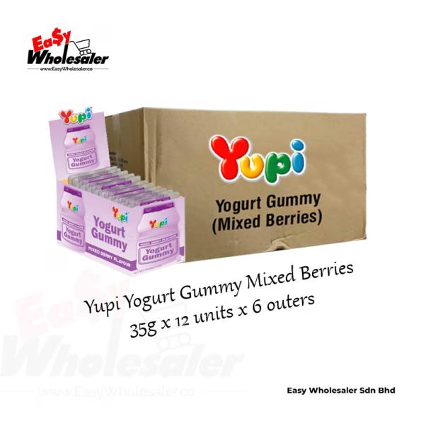 Yupi Yogurt Gummy Mixed Berries 35g 4