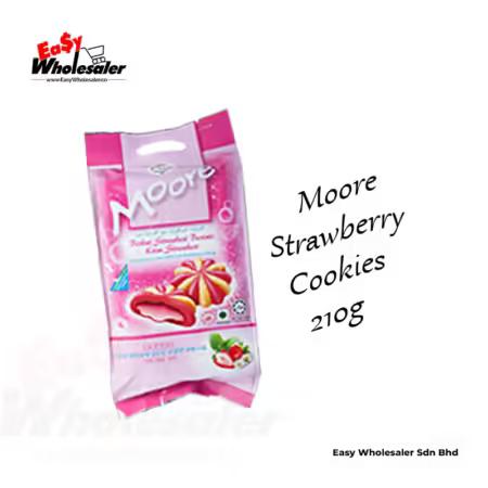 PMN Moore Strawberry Cookies 210g