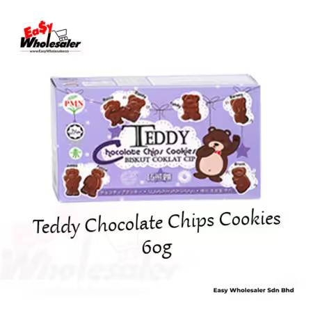 PMN Teddy Chocolate Chips Cookies 60g