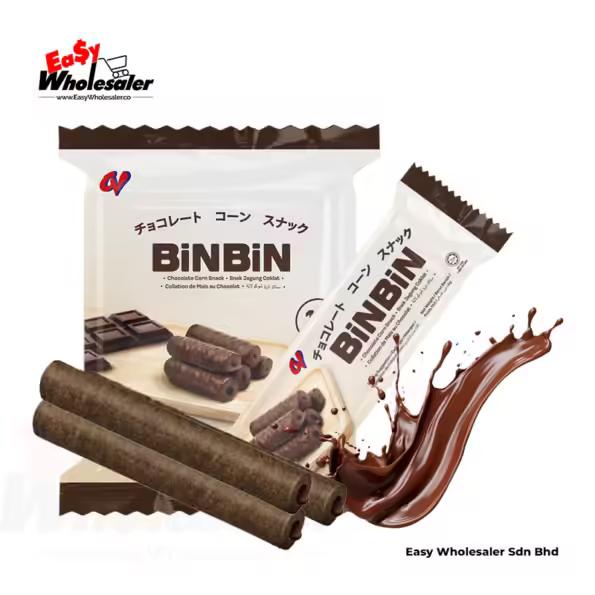 Bin Bin Chocolate Corn Snack 6g 2