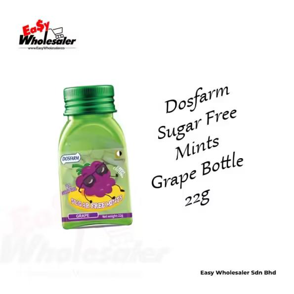 Dosfarm Sugar Free MInts Grape Bottle 22g