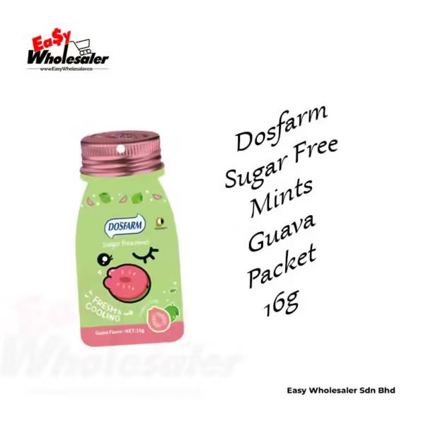 Dosfarm Sugar Free Mints Guava Packet 16g x 15 packs