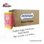 Dosfarm Sugar Free MInts Peach Packet 16g