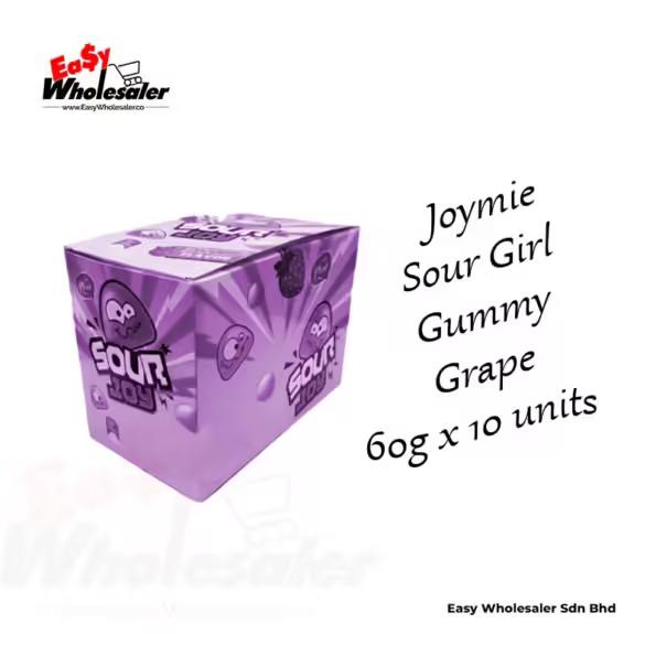 Joymie Sour Girl Gummy Grape 60g 3