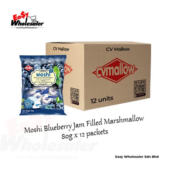 CVMallow Moshi Blueberry Jam Filled Marshmallow 80g