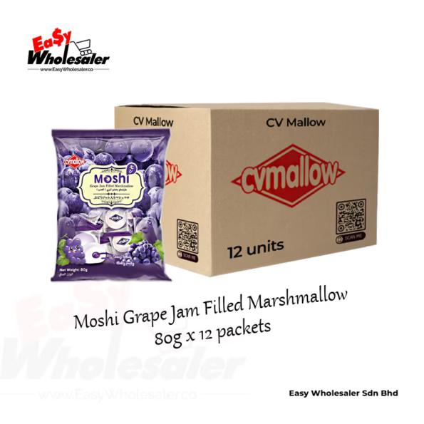 CVMallow Moshi Grape Jam Filled Marshmallow 80g