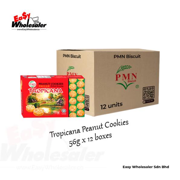 PMN Biscuits Tropicana Peanut Cookies 56g