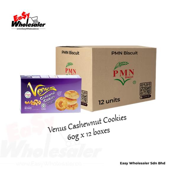 PMN Biscuits Venus Cashewnut Cookies 60g