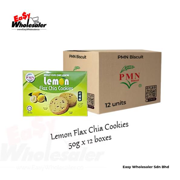 PMN Lemon Flax Chia Cookies 50g