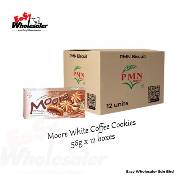 PMN Moore White Coffee Cookies 56g