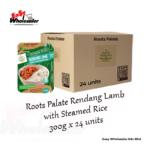 Roots Palate Vegetarian Rendang Lamb With Steamed Rice 300g